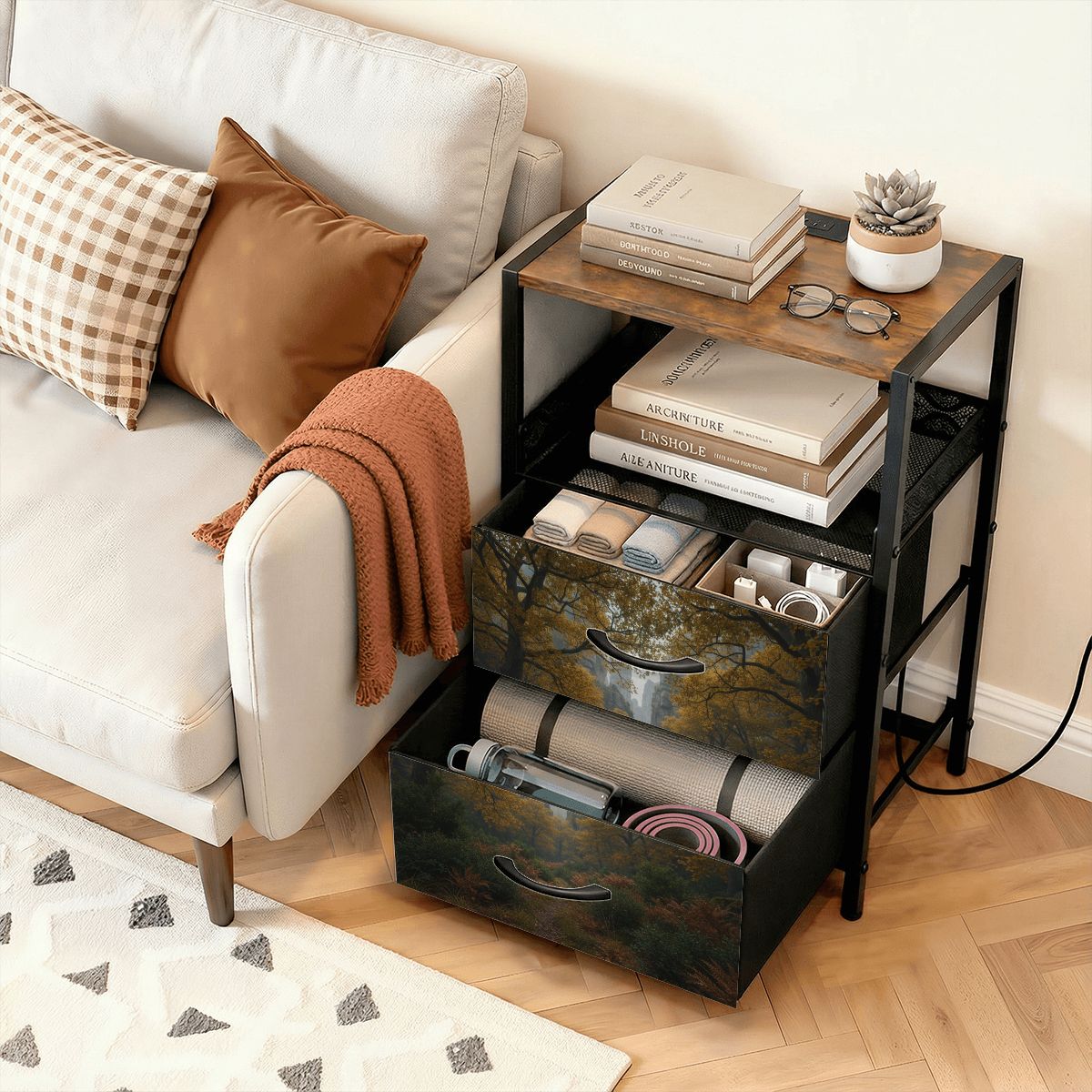 2Drawer Bedside Table 31