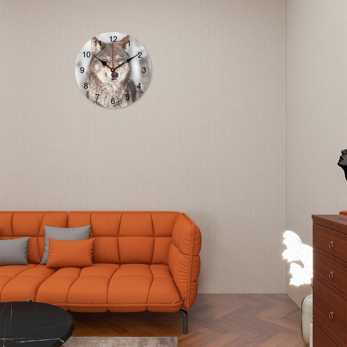 PVC Wall Clock without Scale