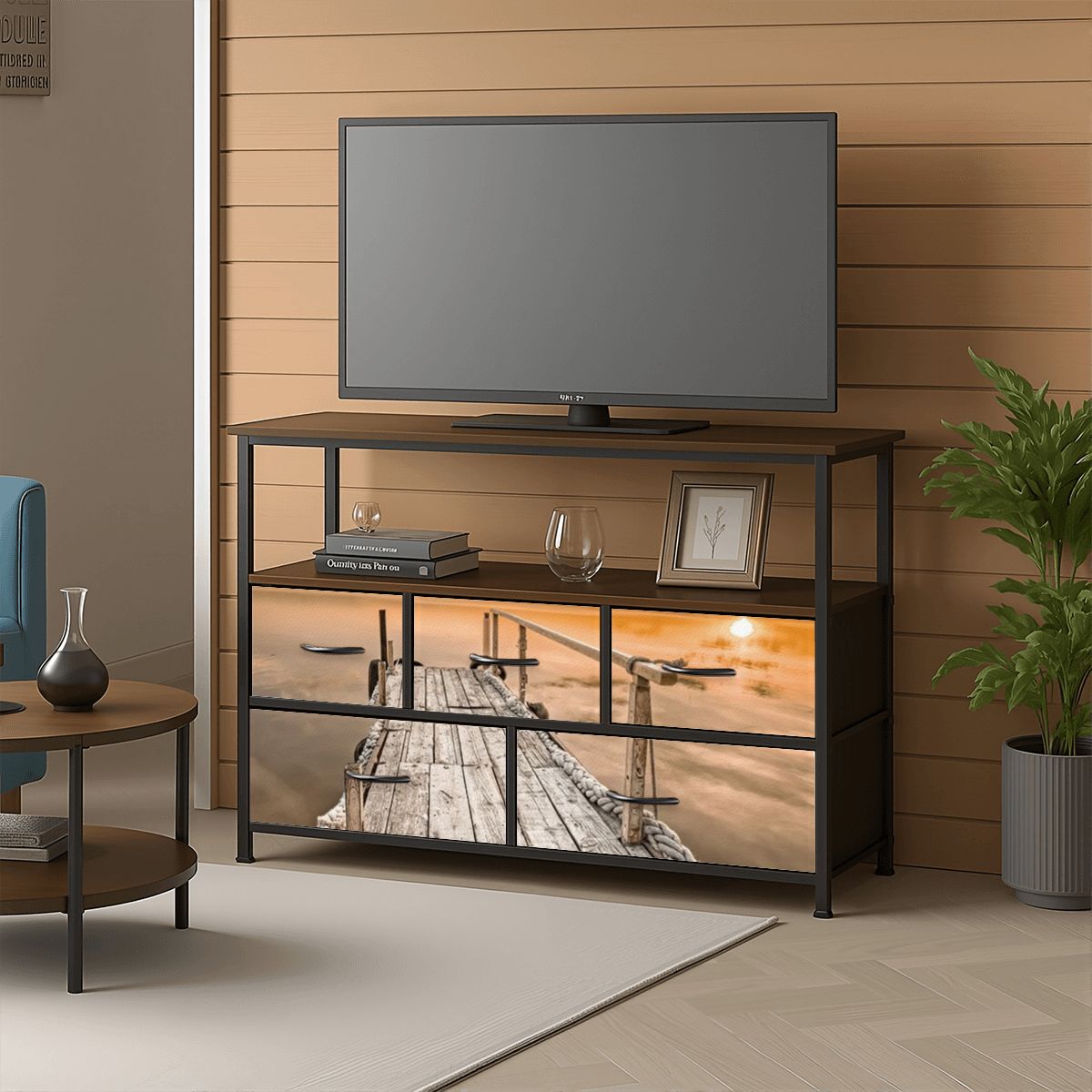 5Drawer TV Stand Dresser