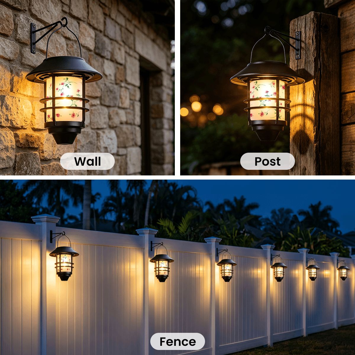 Hanging Solar Lights 2pcs