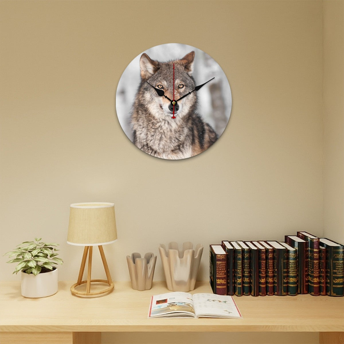 Wooden Wall Clock