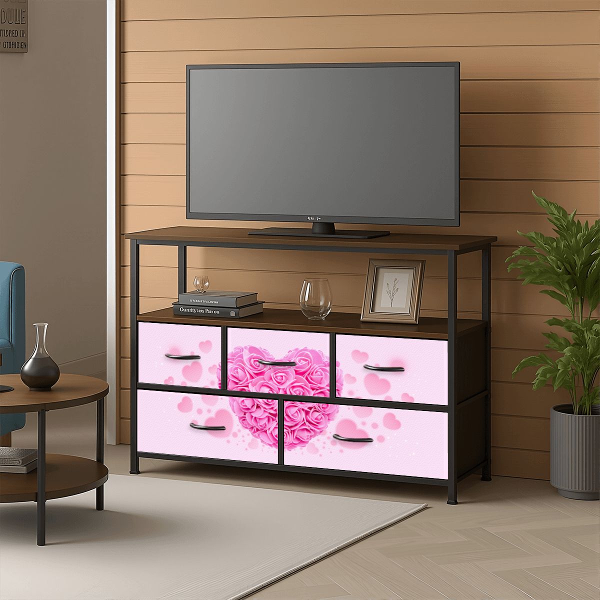 5Drawer TV Stand Dresser