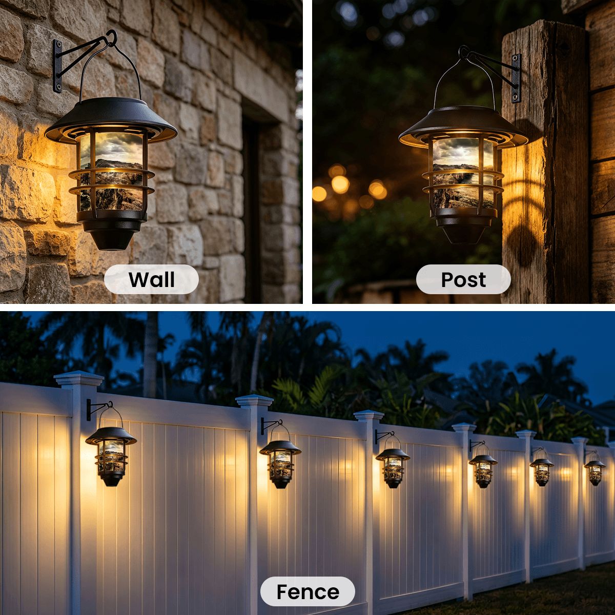 Hanging Solar Lights 2pcs