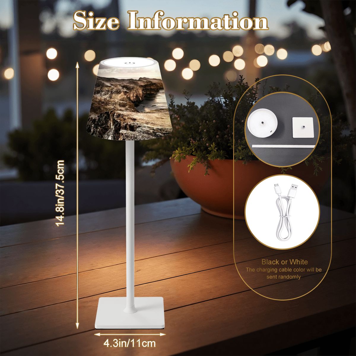 LED Cordless Table Lamp