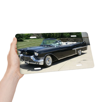 Aluminum License Plate 1957 Cadillac Series 62 Convertible