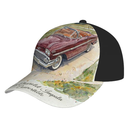 Baseball Cap  - 1958 Chevrolet Impala Convertible röd