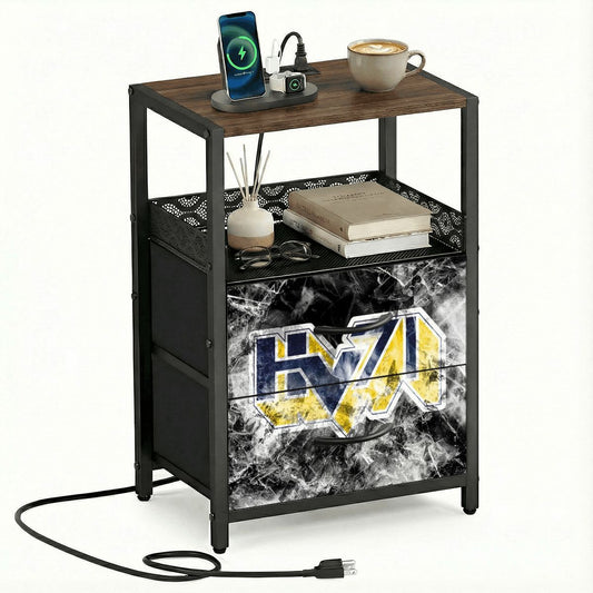 2Drawer Bedside Table 87