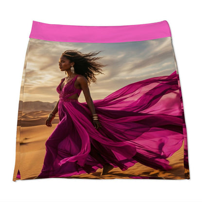 ALine Skort With Pocket Magenta/Rosa