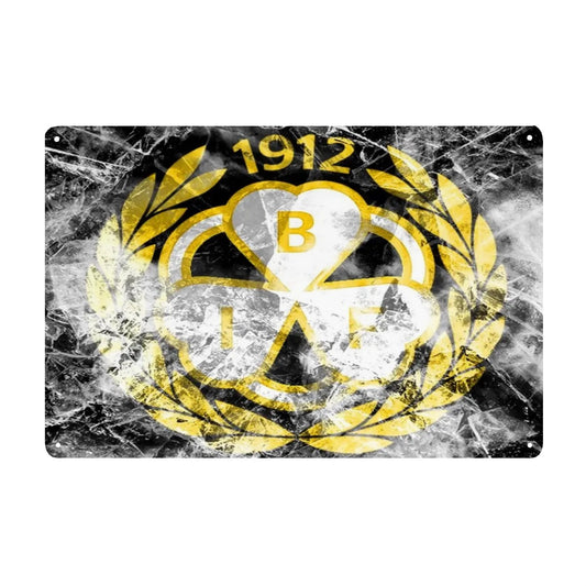 Rectangular Tin Sign Metal Sign Decor BRYNÄS IF