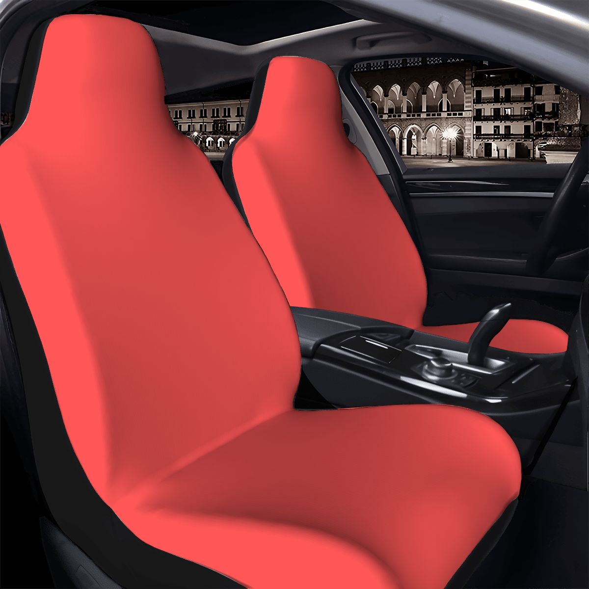 Car Seat Covers Korallröd