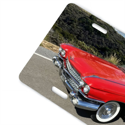 Aluminum License Plate 1959 Cadillac Series 62 Convertible