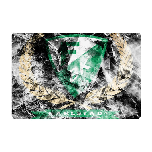 Rectangular Tin Sign Metal Sign Decor FÄRJESTAD BK