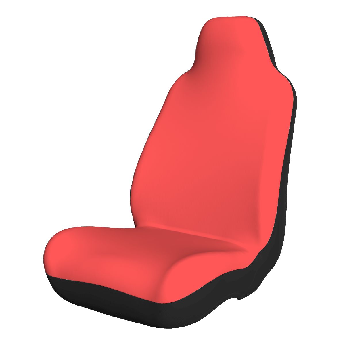 Car Seat Covers Korallröd
