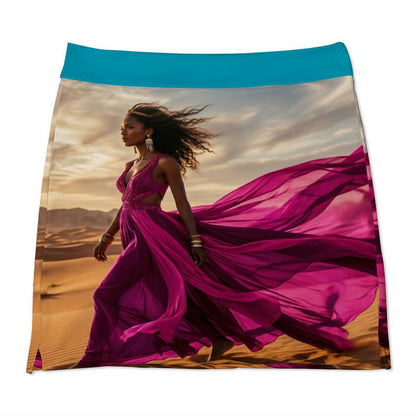 ALine Skort With Pocket Magenta Turkos
