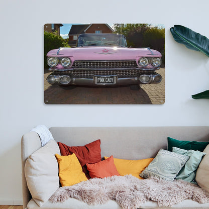 Rectangular Tin Sign Metal Sign Decor