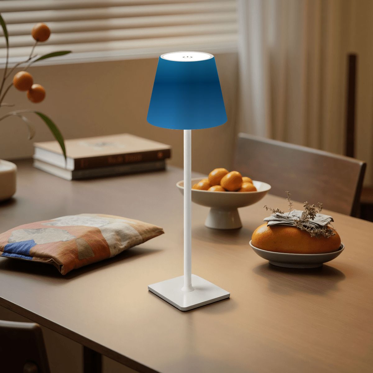 LED Cordless Table Lamp Blue