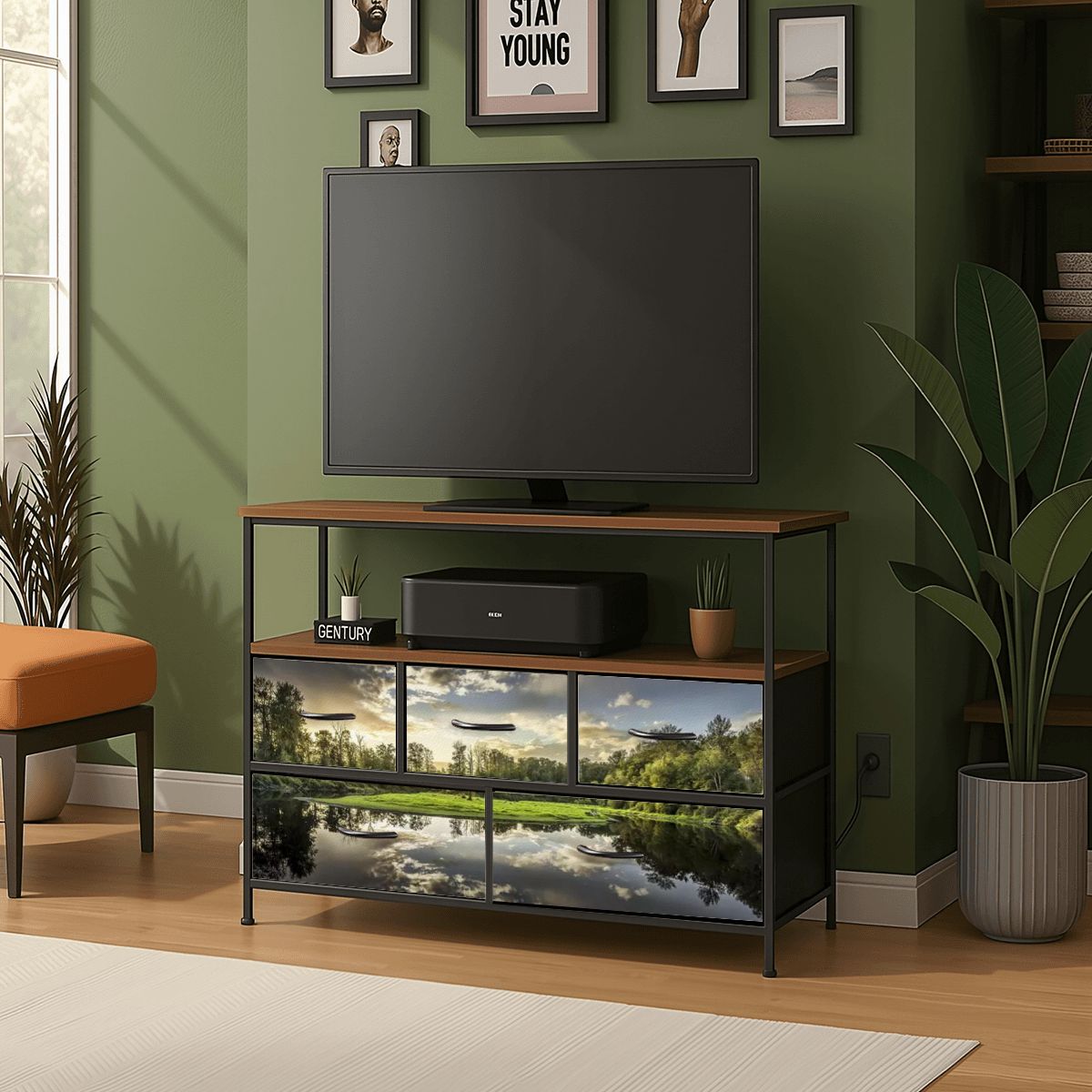 5Drawer TV Stand Dresser
