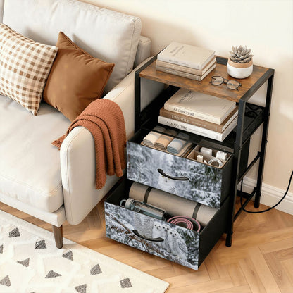 2Drawer Bedside Table 10