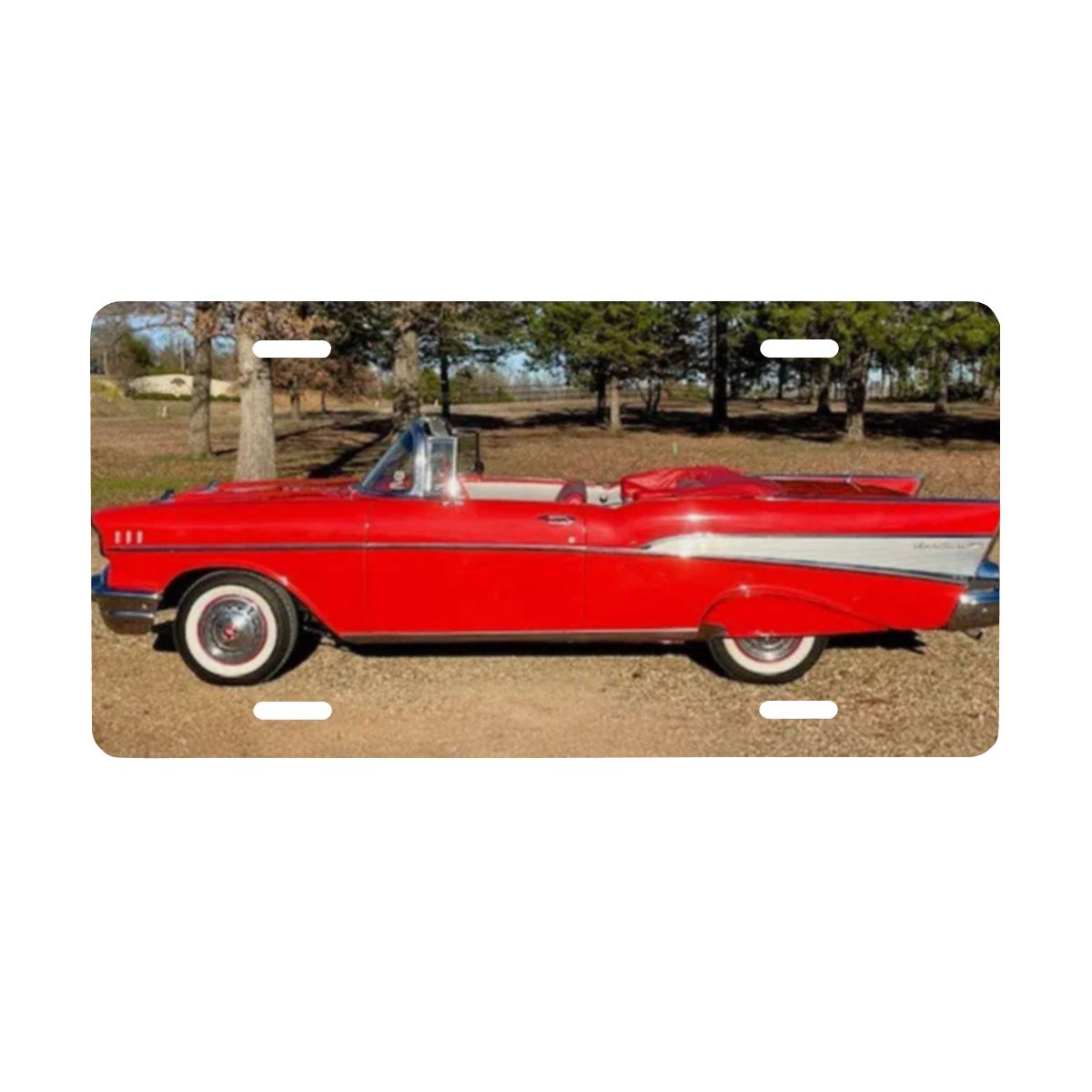 Aluminum License Plate 1957 Chevrolet Bel Air