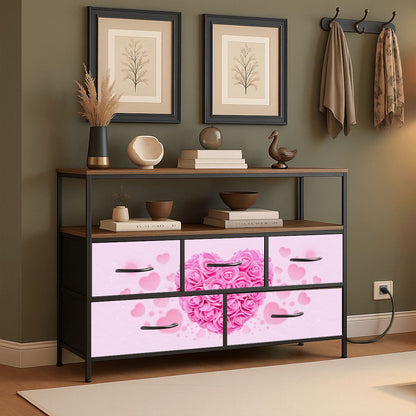 5Drawer TV Stand Dresser