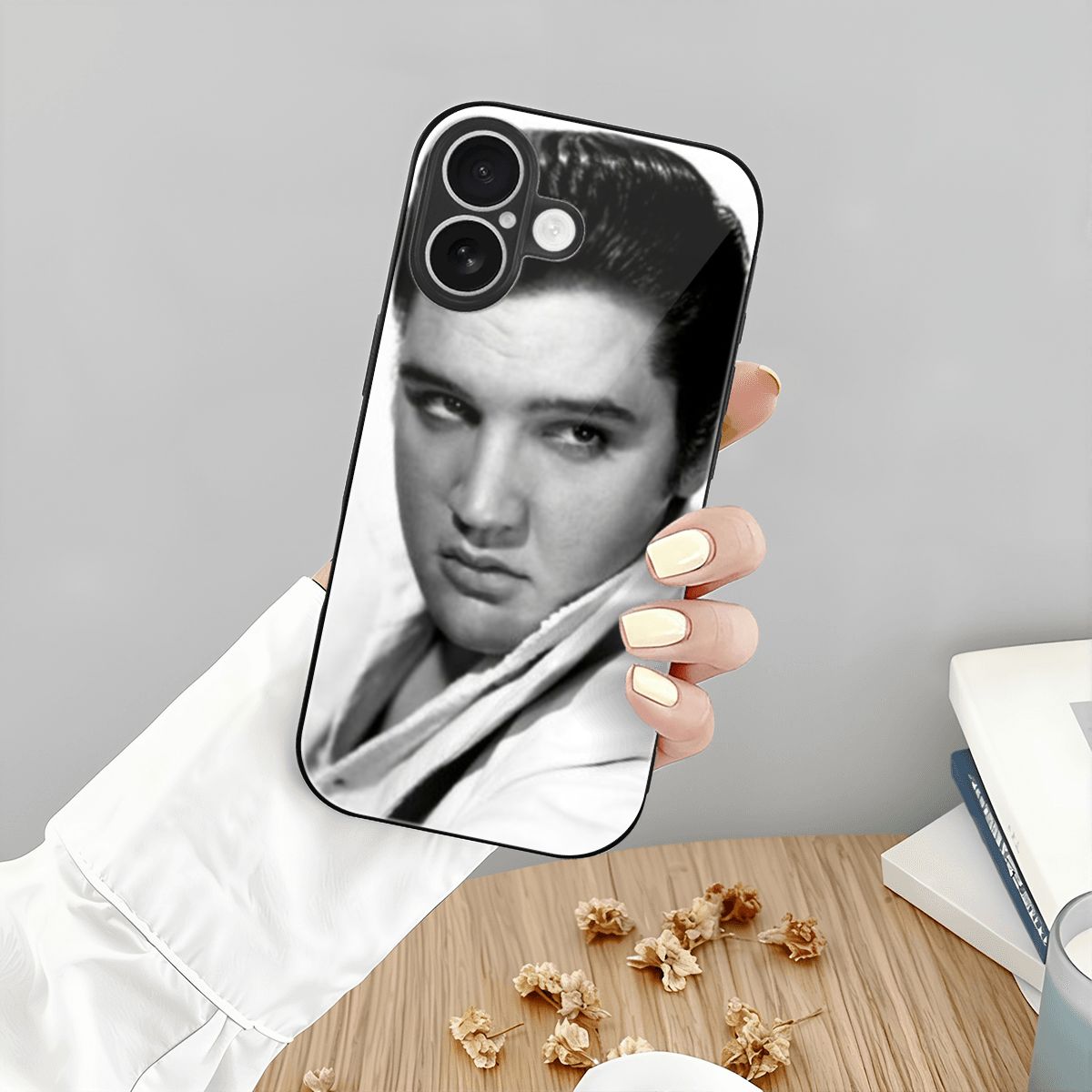 iPhone 17 Glass Phone Case Elvis Presley