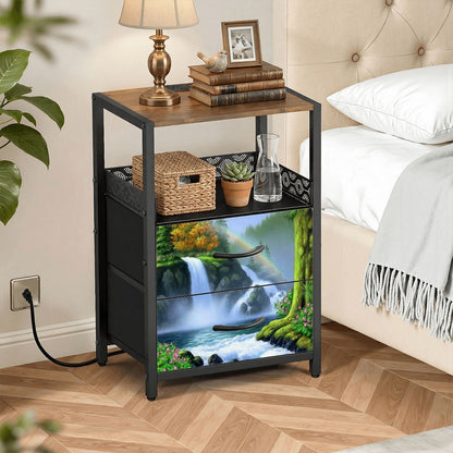 2Drawer Bedside Table