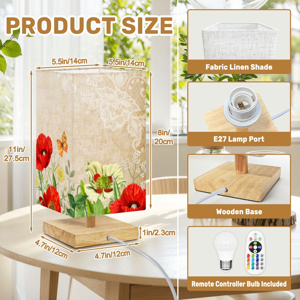 Square Table Lamp