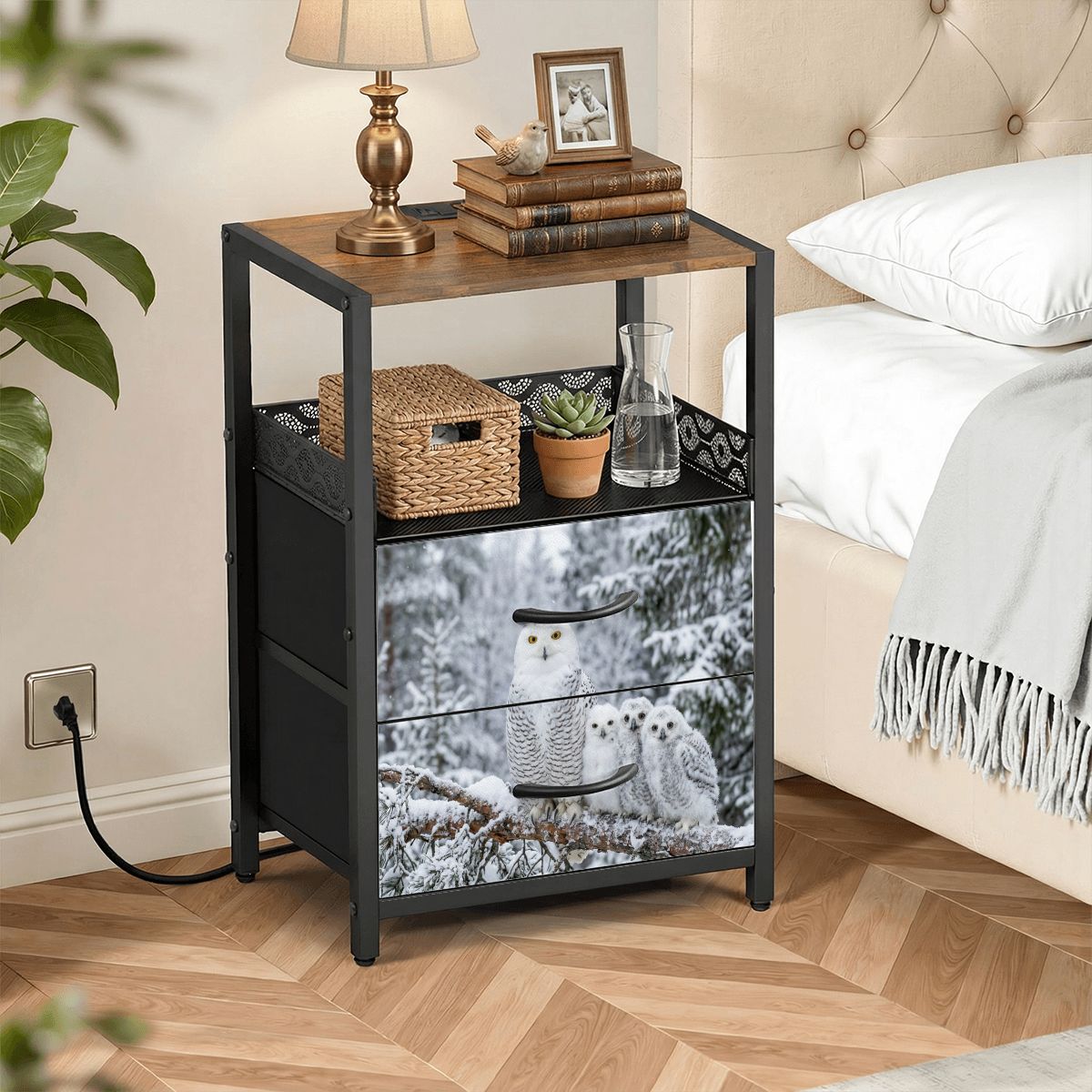 2Drawer Bedside Table 10