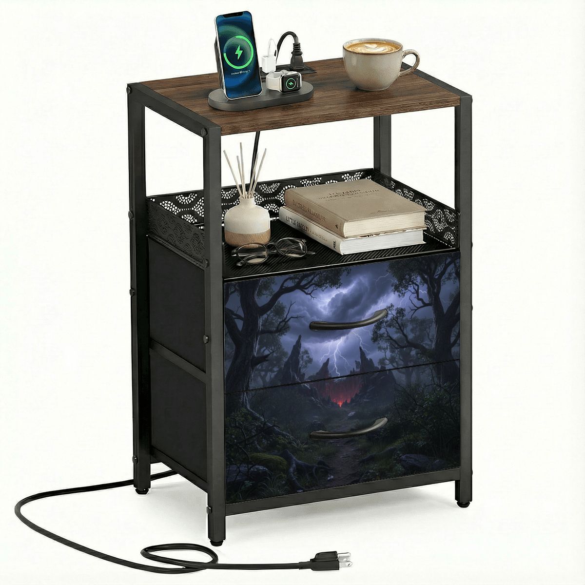 2Drawer Bedside Table 27