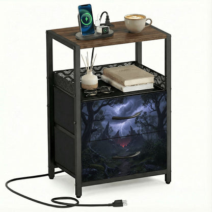 2Drawer Bedside Table 27