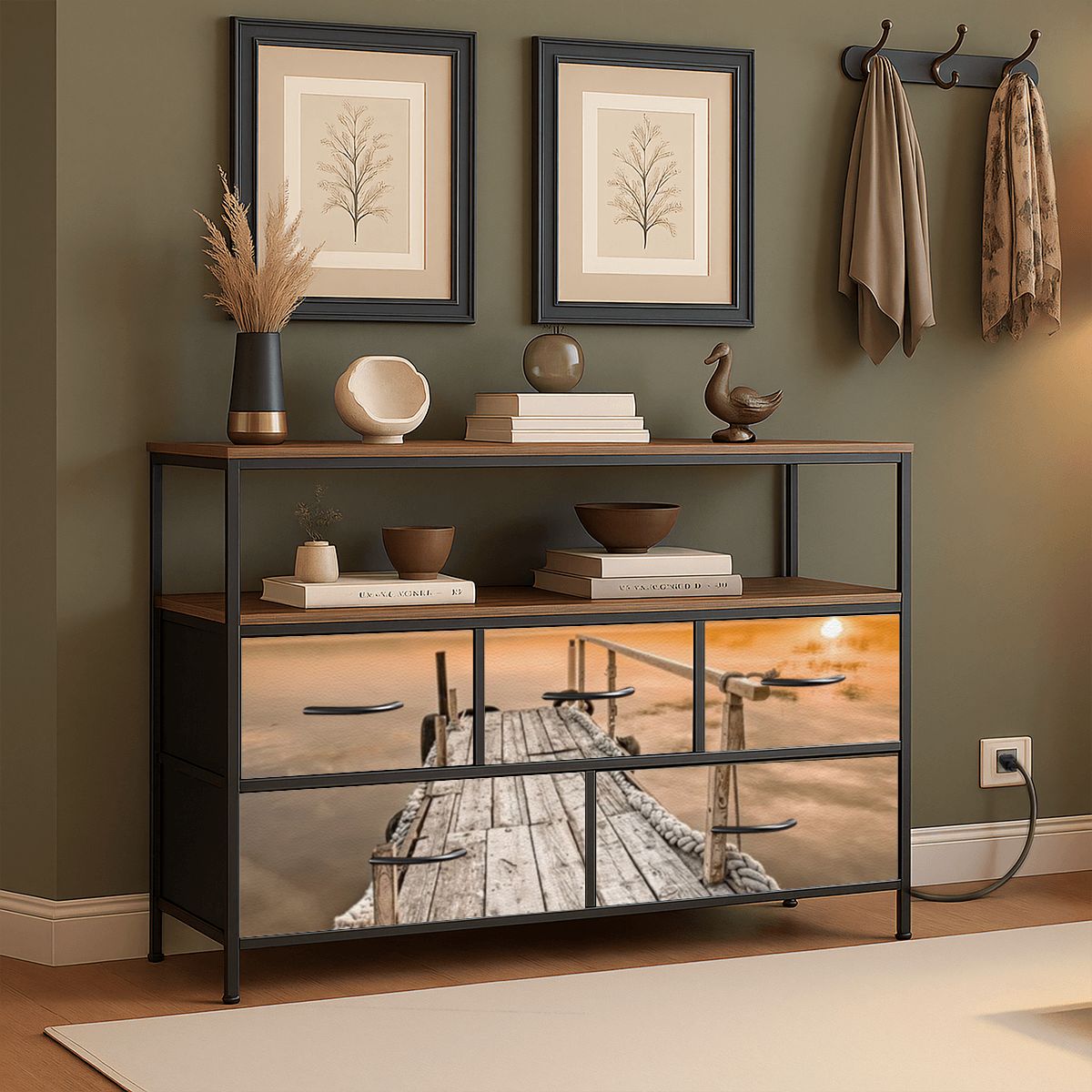 5Drawer TV Stand Dresser
