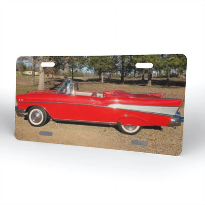 Aluminum License Plate 1957 Chevrolet Bel Air