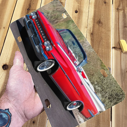 Aluminum License Plate 1959 Oldsmobile 98 Convertible