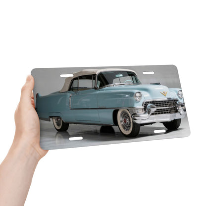 Aluminum License Plate 1955 – Cadillac Series 62 Convertible