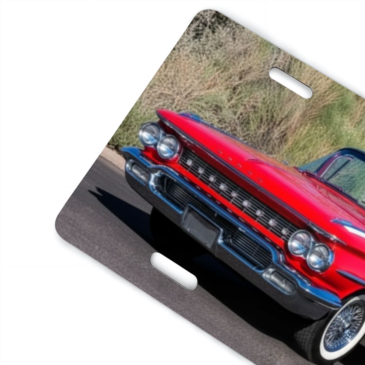 Aluminum License Plate 1959 Oldsmobile 98 Convertible