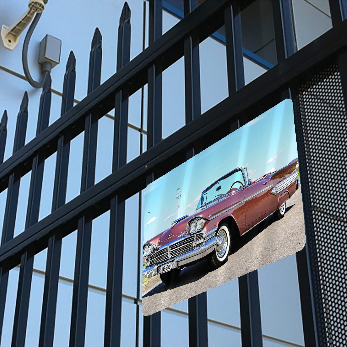 Metal Signs Outdoor 1958 Dodge Custom Royal Lancer Super D500 Convertible
