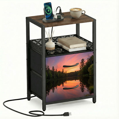 2Drawer Bedside Table