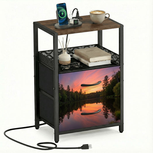 2Drawer Bedside Table