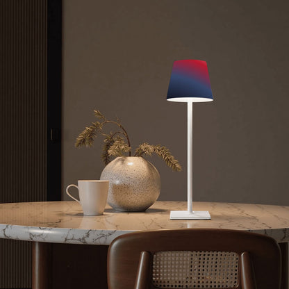 LED Cordless Table Lamp Bluered