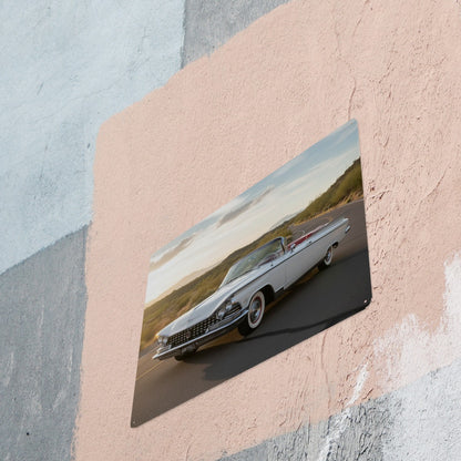 Tin Sign Rectangular 1959 Buick Electra Convertible Vit