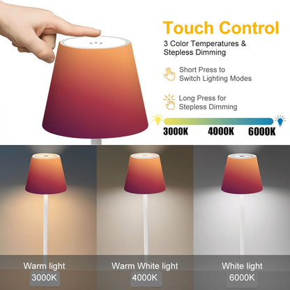 LED Cordless Table Lamp Gold