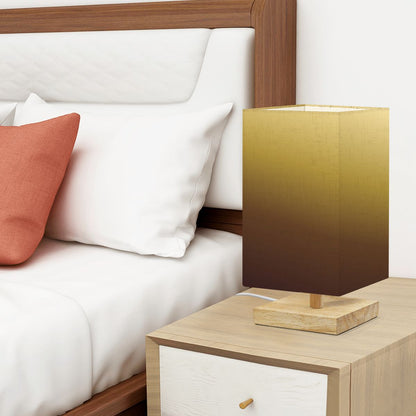 Square Table Lamp Gold