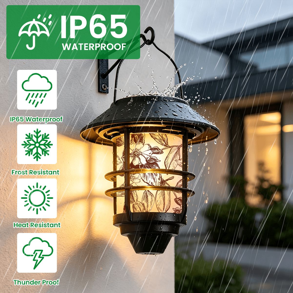 Hanging Solar Lights 2pcs