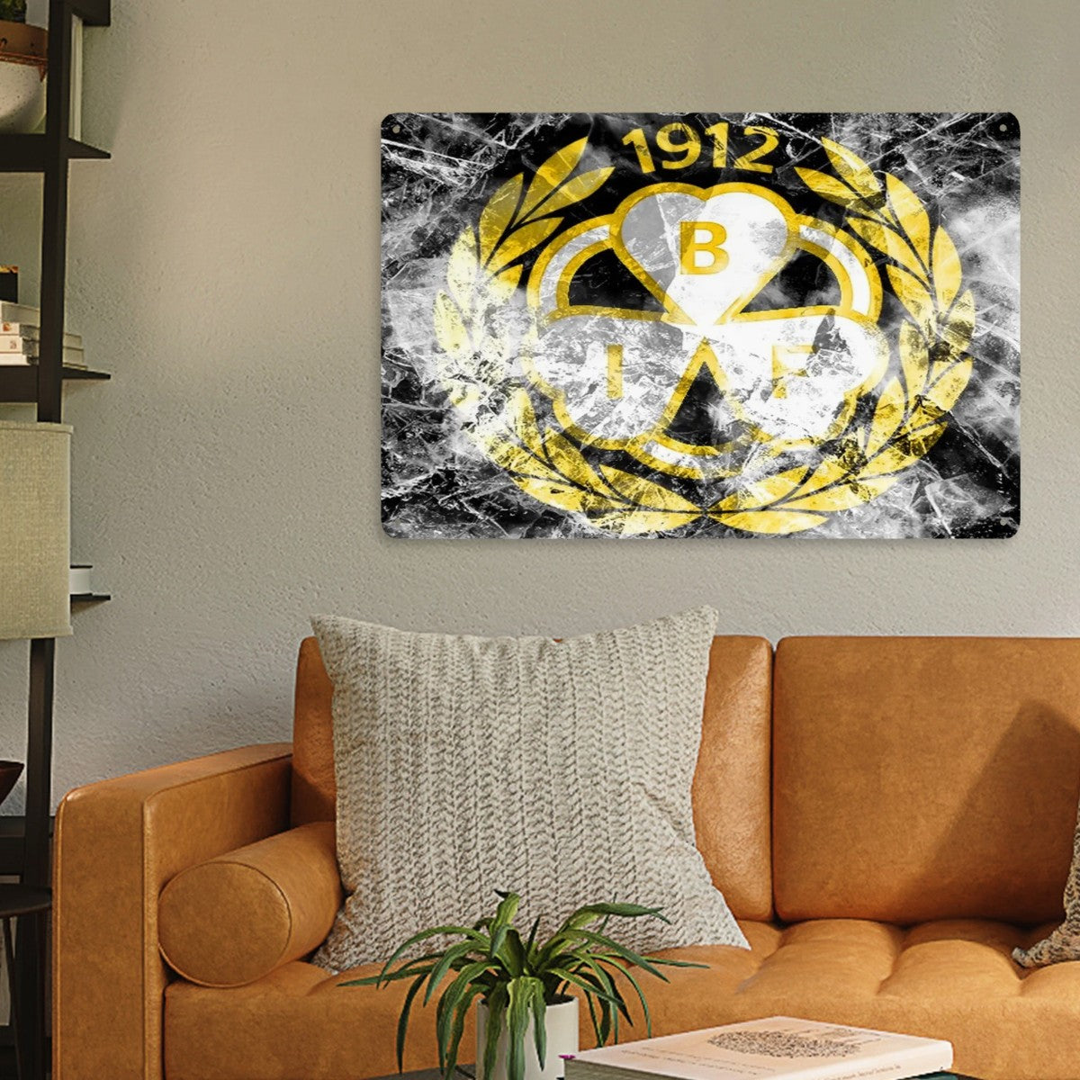 Rectangular Tin Sign Metal Sign Decor BRYNÄS IF