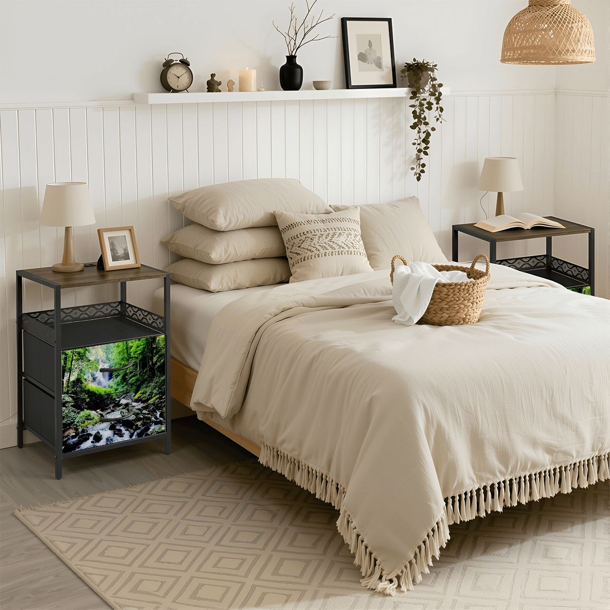 2Drawer Bedside Table 22