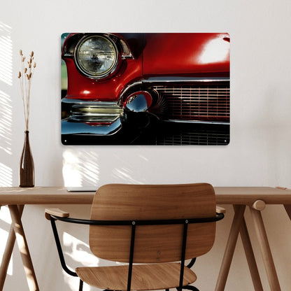Rectangular Tin Sign Metal Sign Decor