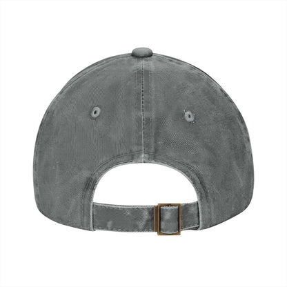 Unisex Washed Denim Baseball Cap Firefly1959 Cadillac De Ville, Blue