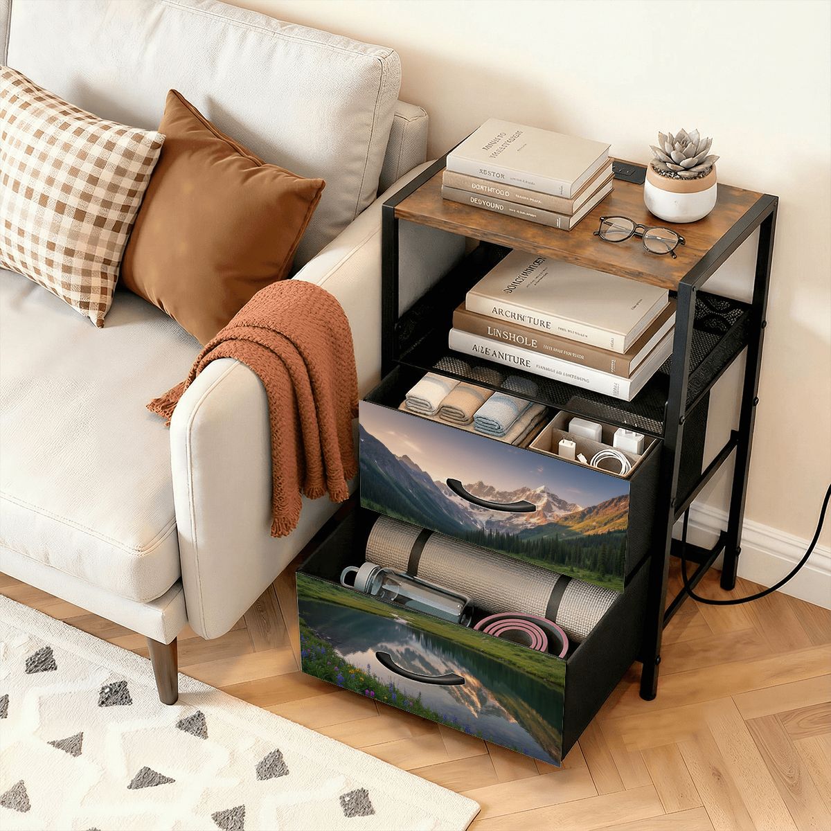 2Drawer Bedside Table 28