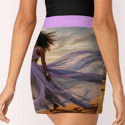 ALine Skort With Pocket Ljus lavendel