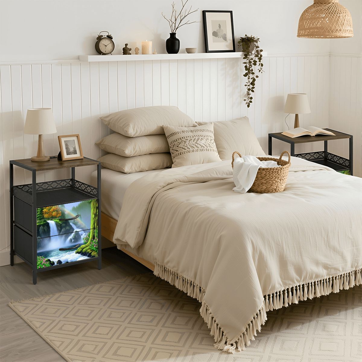 2Drawer Bedside Table